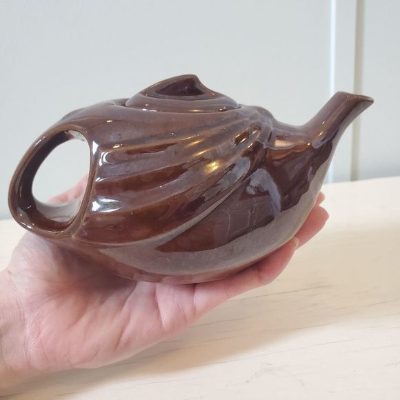 Vintage Japan Aladdin Genie Pot Brown Small - Picture 7 of 8